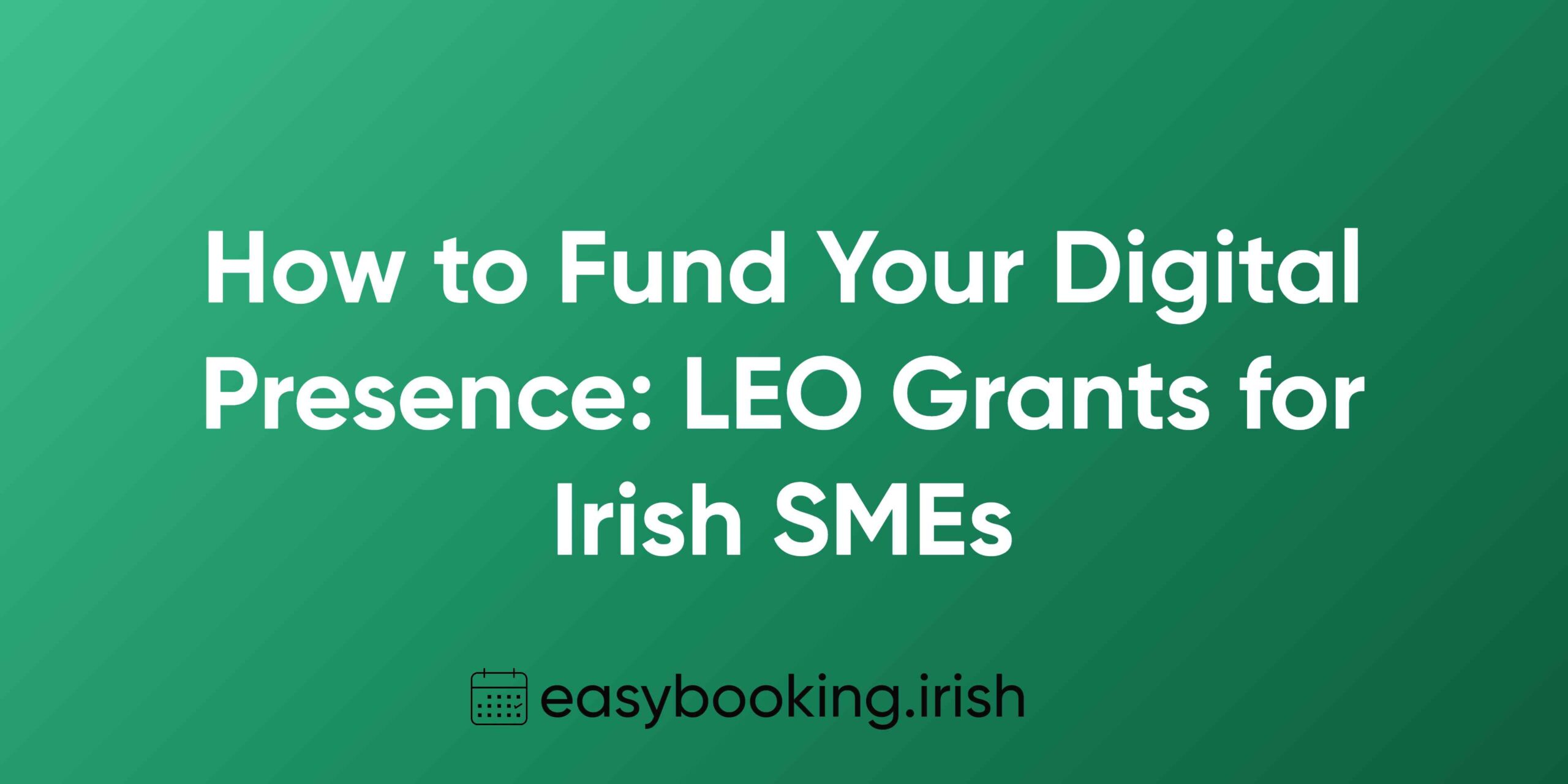 How to Fund Your Digital Presence: LEO Grants for Irish SMEs
